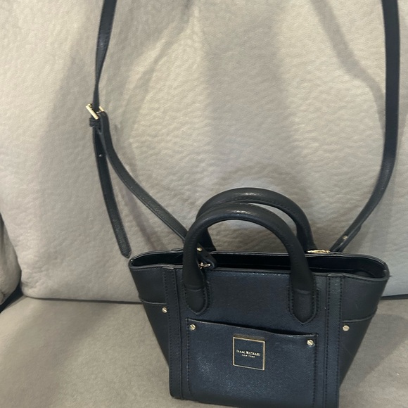 Isaac Mizrahi Valerie Black Convertible Handbag - Picture 2 of 9